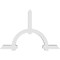 Ekena Millwork Ericson Architectural Grade PVC Gable Bracket, 96"W x 64"H x 6"D x 6"F, 16/12 Pitch GBP096X64X0606ERI00 - alternate 3